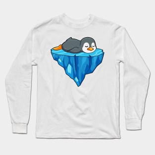 Penguin on Ice floe Long Sleeve T-Shirt